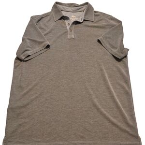Tommy Bahama Charcoal Mens Polo Short Sleeve Shirt Size Medium